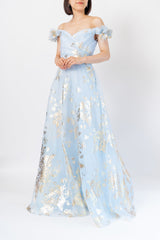 Marchesa Notte(マルケッサ ノッテ)のロングドレス結婚式やパーティーにぴったりのレンタルアイテム。