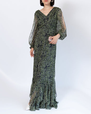 Mikael Aghal(ミカエル アグハール)のロングドレス結婚式やパーティーにぴったりのレンタルアイテム。