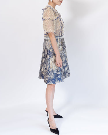 Miuco(ミュウコ)のひざ丈ドレス結婚式やパーティーにぴったりのレンタルアイテム。