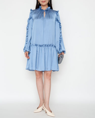 ML Monique Lhuillier(エムエル モニーク ルイリエ)のひざ丈ドレス結婚式やパーティーにぴったりのレンタルアイテム。