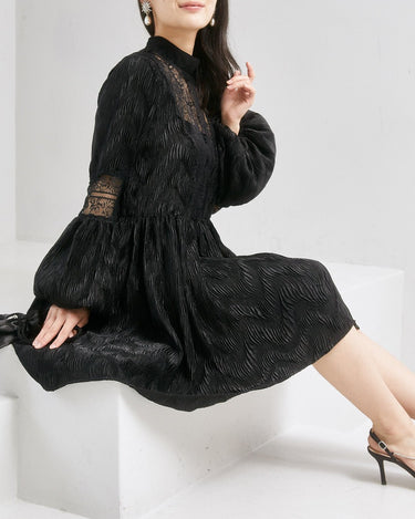 Ganni(ガニー)のミニドレス結婚式やパーティーにぴったりのレンタルアイテム。