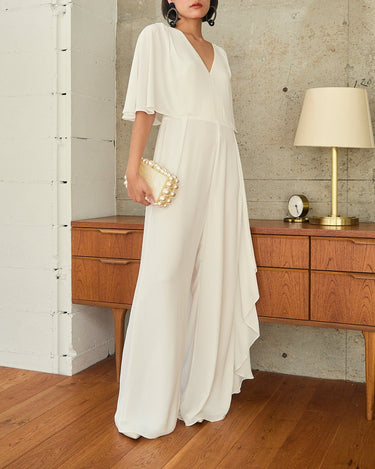 Halston(ホルストン)のオールインワン・コンビネゾン結婚式やパーティーにぴったりのレンタルアイテム。