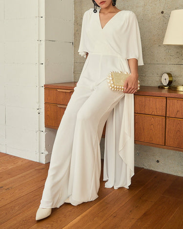 Halston(ホルストン)のオールインワン・コンビネゾン結婚式やパーティーにぴったりのレンタルアイテム。