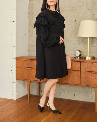 Simone Rocha(シモーネ ロシャ)のひざ丈ドレス結婚式やパーティーにぴったりのレンタルアイテム。