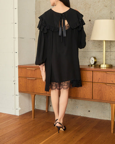 Simone Rocha(シモーネ ロシャ)のひざ丈ドレス結婚式やパーティーにぴったりのレンタルアイテム。