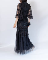 Needle & Thread(ニードル アンド スレッド)のロングドレス結婚式やパーティーにぴったりのレンタルアイテム。