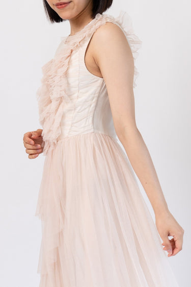 Needle & Thread(ニードル アンド スレッド)のミディドレス結婚式やパーティーにぴったりのレンタルアイテム。