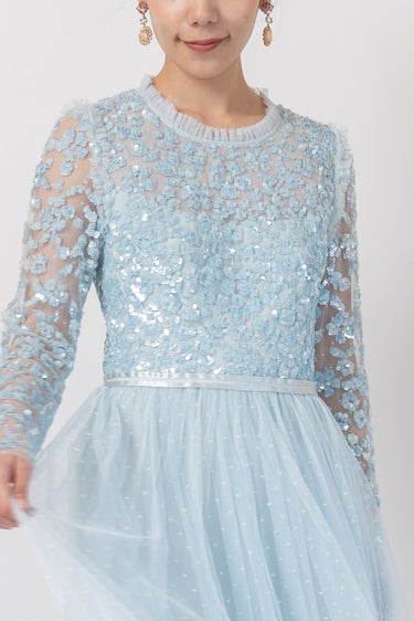 Needle & Thread(ニードル アンド スレッド)のロングドレス結婚式やパーティーにぴったりのレンタルアイテム。