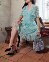 Needle & Thread(ニードル アンド スレッド)のミニドレス結婚式やパーティーにぴったりのレンタルアイテム。