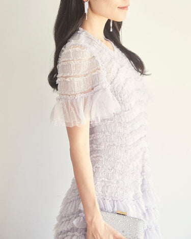 Needle & Thread(ニードル アンド スレッド)のロングドレス結婚式やパーティーにぴったりのレンタルアイテム。