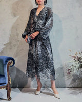 Rotate Birger Christensen(ローテート ビルガー クリステンセン)のミディドレス結婚式やパーティーにぴったりのレンタルアイテム。