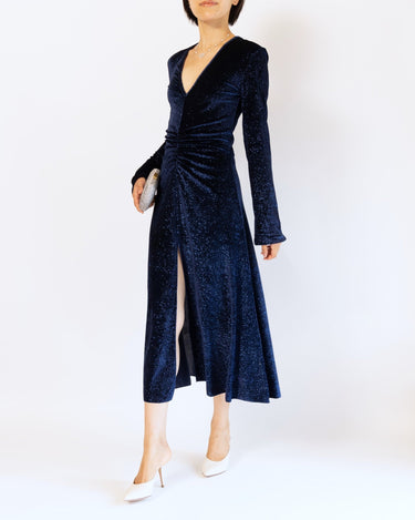 Rotate Birger Christensen(ローテート ビルガー クリステンセン)のミディドレス結婚式やパーティーにぴったりのレンタルアイテム。