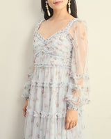 Needle & Thread(ニードル アンド スレッド)のロングドレス結婚式やパーティーにぴったりのレンタルアイテム。