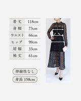 Self - Portrait(セルフ・ポートレート)のミディドレス結婚式やパーティーにぴったりのレンタルアイテム。