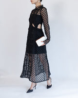 Self - Portrait(セルフ・ポートレート)のミディドレス結婚式やパーティーにぴったりのレンタルアイテム。