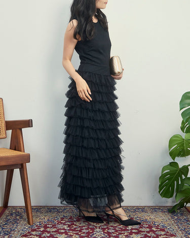 Molly Goddard(モリー ゴダード)のロングドレス結婚式やパーティーにぴったりのレンタルアイテム。