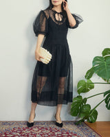 Simone Rocha(シモーネ ロシャ)のミディドレス結婚式やパーティーにぴったりのレンタルアイテム。