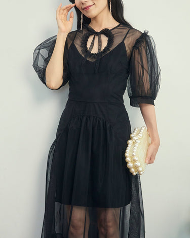 Simone Rocha(シモーネ ロシャ)のミディドレス結婚式やパーティーにぴったりのレンタルアイテム。