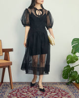 Simone Rocha(シモーネ ロシャ)のミディドレス結婚式やパーティーにぴったりのレンタルアイテム。