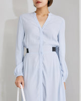 Karl Lagerfeld(カール ラガーフェルド)のミディドレス結婚式やパーティーにぴったりのレンタルアイテム。