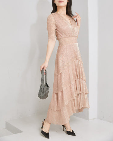 Maje(マージュ)のミディドレス結婚式やパーティーにぴったりのレンタルアイテム。