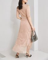 Maje(マージュ)のミディドレス結婚式やパーティーにぴったりのレンタルアイテム。