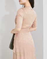 Maje(マージュ)のミディドレス結婚式やパーティーにぴったりのレンタルアイテム。