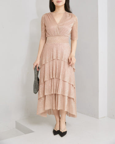 Maje(マージュ)のミディドレス結婚式やパーティーにぴったりのレンタルアイテム。