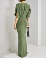 Norma Kamali(ノーマ カマリ)のロングドレス結婚式やパーティーにぴったりのレンタルアイテム。