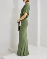 Norma Kamali(ノーマ カマリ)のロングドレス結婚式やパーティーにぴったりのレンタルアイテム。