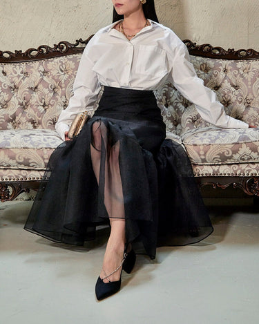 Staud(スタウド)のスカート結婚式やパーティーにぴったりのレンタルアイテム。