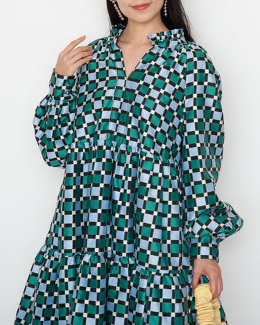 Stine Goya(スティーヌ ゴヤ)のひざ丈ドレス結婚式やパーティーにぴったりのレンタルアイテム。