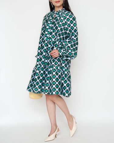 Stine Goya(スティーヌ ゴヤ)のひざ丈ドレス結婚式やパーティーにぴったりのレンタルアイテム。