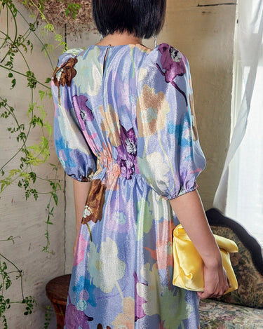 レンタルドレス|Stine Goya|花柄|ミディ丈|結婚式お呼ばれ