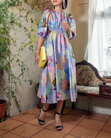 Stine Goya(スティーヌ ゴヤ)のミディドレス結婚式やパーティーにぴったりのレンタルアイテム。