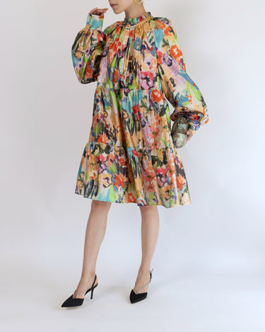 Stine Goya(スティーヌ ゴヤ)のひざ丈ドレス結婚式やパーティーにぴったりのレンタルアイテム。