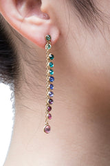 Swarovski(スワロフスキー)のピアス結婚式やパーティーにぴったりのレンタルアイテム。