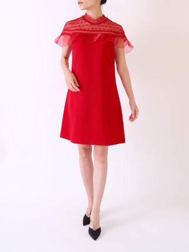 Ted Baker(テッド ベーカー)のひざ丈ドレス結婚式やパーティーにぴったりのレンタルアイテム。