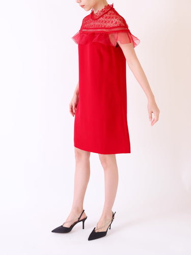 Ted Baker(テッド ベーカー)のひざ丈ドレス結婚式やパーティーにぴったりのレンタルアイテム。