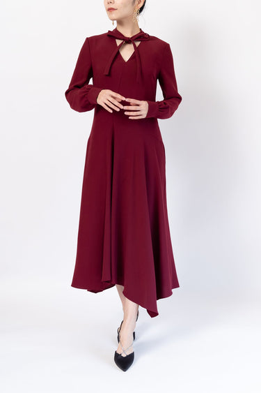 Theory(セオリー)のミディドレス結婚式やパーティーにぴったりのレンタルアイテム。