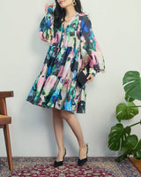 Stine Goya(スティーヌ ゴヤ)のひざ丈ドレス結婚式やパーティーにぴったりのレンタルアイテム。