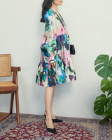 Stine Goya(スティーヌ ゴヤ)のひざ丈ドレス結婚式やパーティーにぴったりのレンタルアイテム。