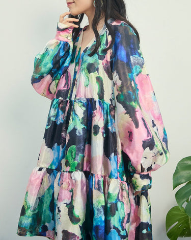 Stine Goya(スティーヌ ゴヤ)のひざ丈ドレス結婚式やパーティーにぴったりのレンタルアイテム。