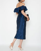 ネイビー｜レンタルドレス｜イブニング｜ML Monique Lhuillier