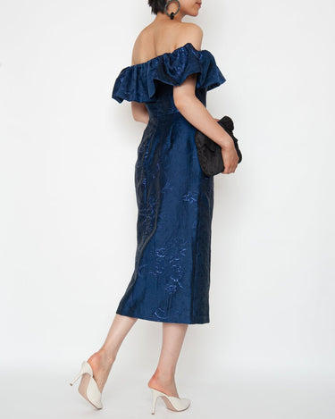 ネイビー｜レンタルドレス｜イブニング｜ML Monique Lhuillier