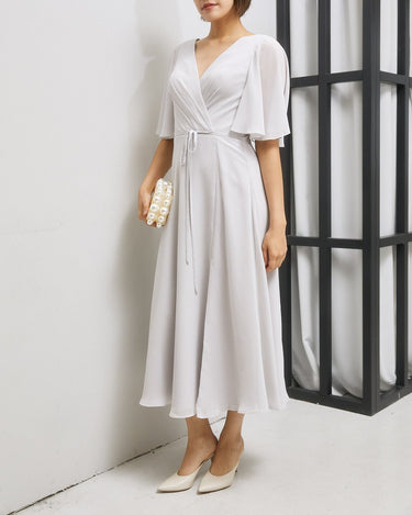 Marchesa Notte Bridesmaids Rome ドレス 全身 斜め - Vネック