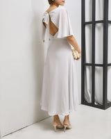 Marchesa Notte Bridesmaids Rome ドレス 全身 後ろ - リボンバック