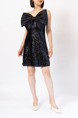 Badgley Mischka（バッジェリー ミシュカ）のひざ丈ドレス結婚式やパーティーにぴったりのレンタルアイテム。