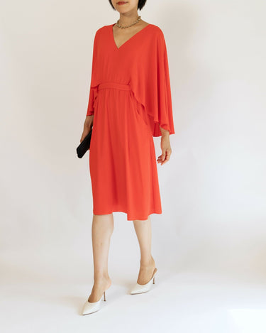 Bcbgmaxazria（ビーシービージーマックスアズリア）のミディドレス結婚式やパーティーにぴったりのレンタルアイテム。