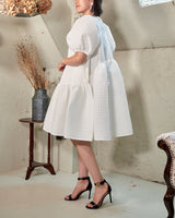 Cecilie Bahnsen（セシリー バンセン）のひざ丈ドレス結婚式やパーティーにぴったりのレンタルアイテム。